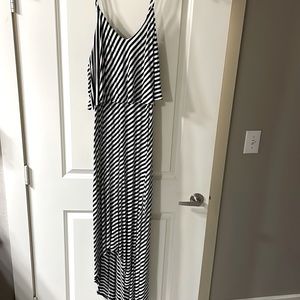 High Low Striped Dress